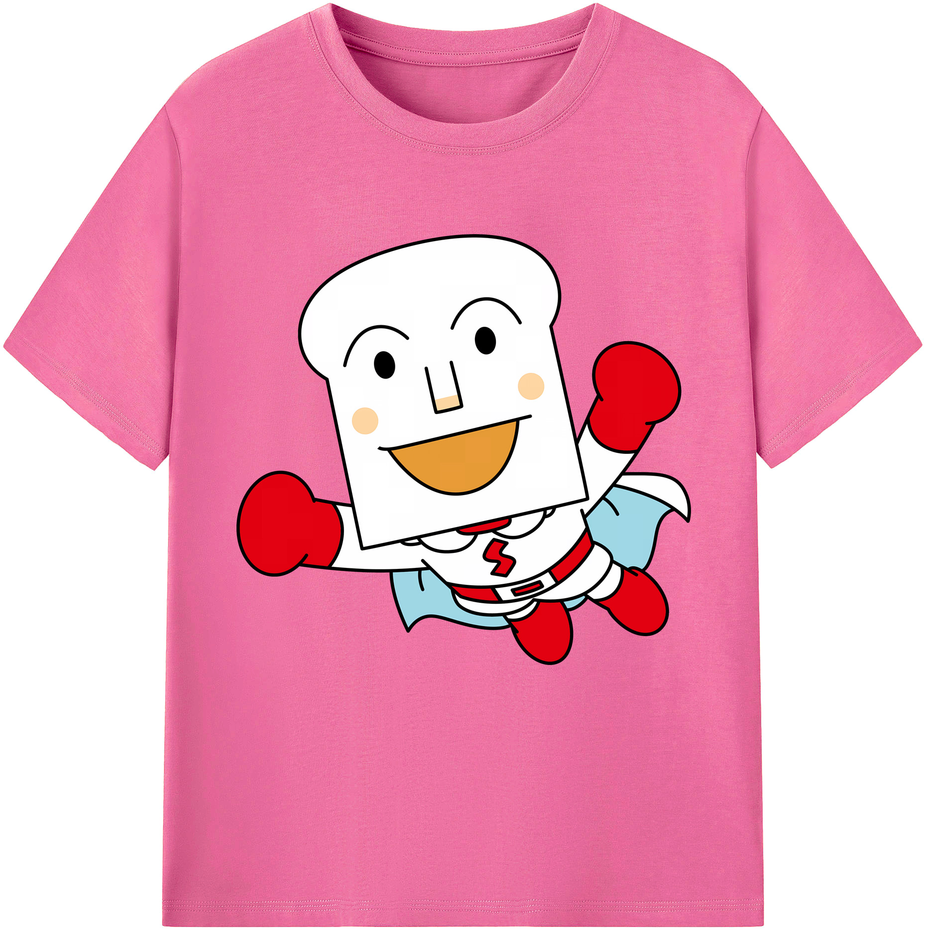 （画像用） アンパンマン Anpanman レディースカジュアルプリントTシャツ（綿100％）